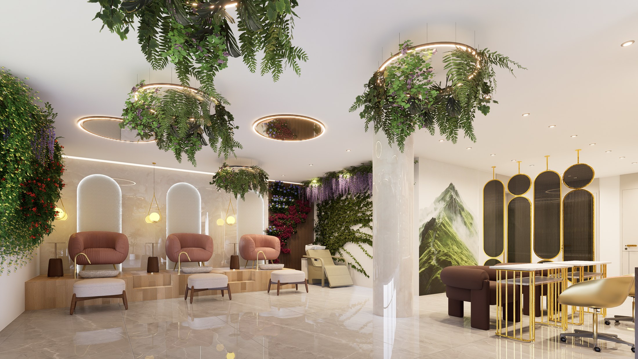 DSK Beauty Institute — espace beauté professionnel aux lignes organiques